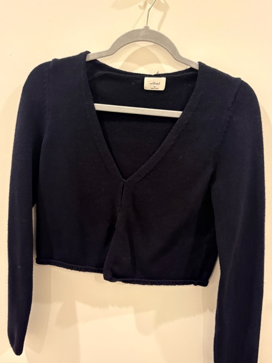 Aritzia Sweaters - Aritzia Wilfred Navy Cardigan